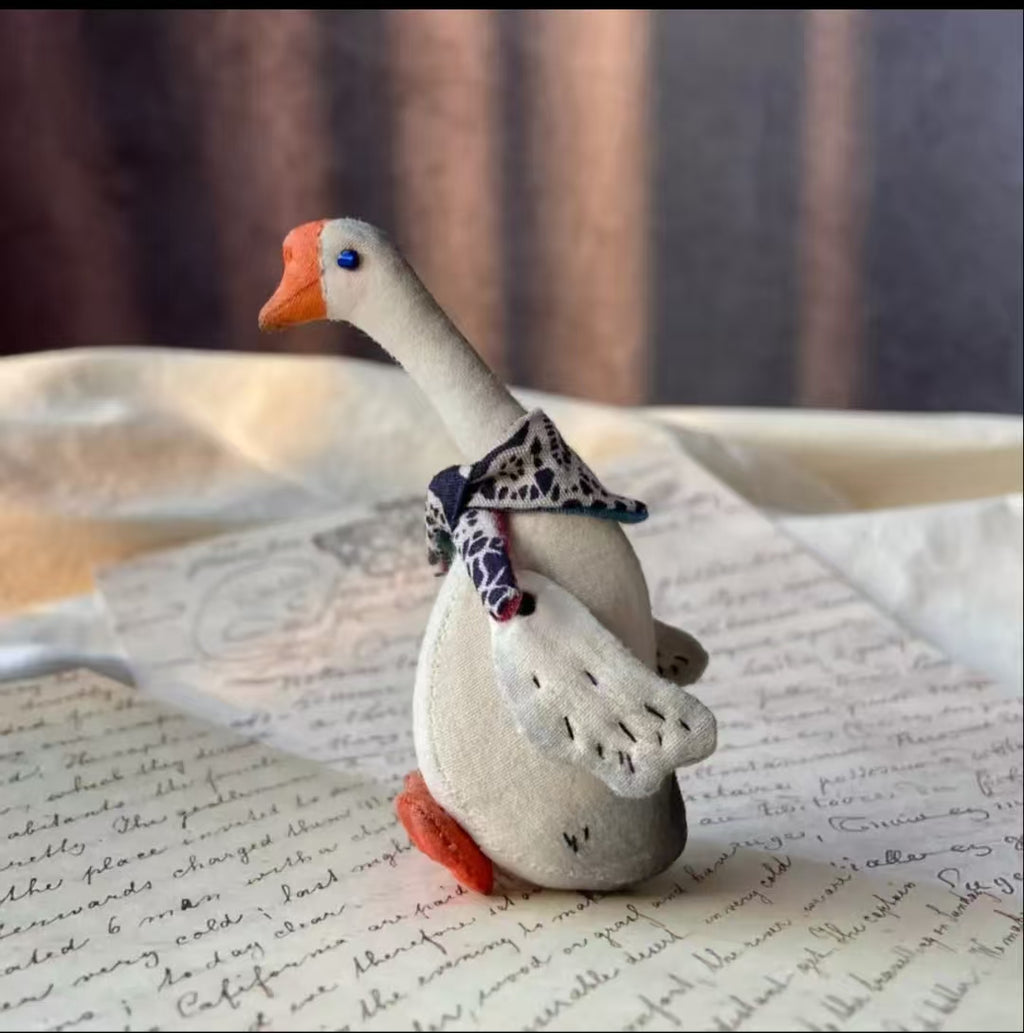 Pre-Order: Big Goose Handmade Fabric Doll Charm — Creative Birthday Gift