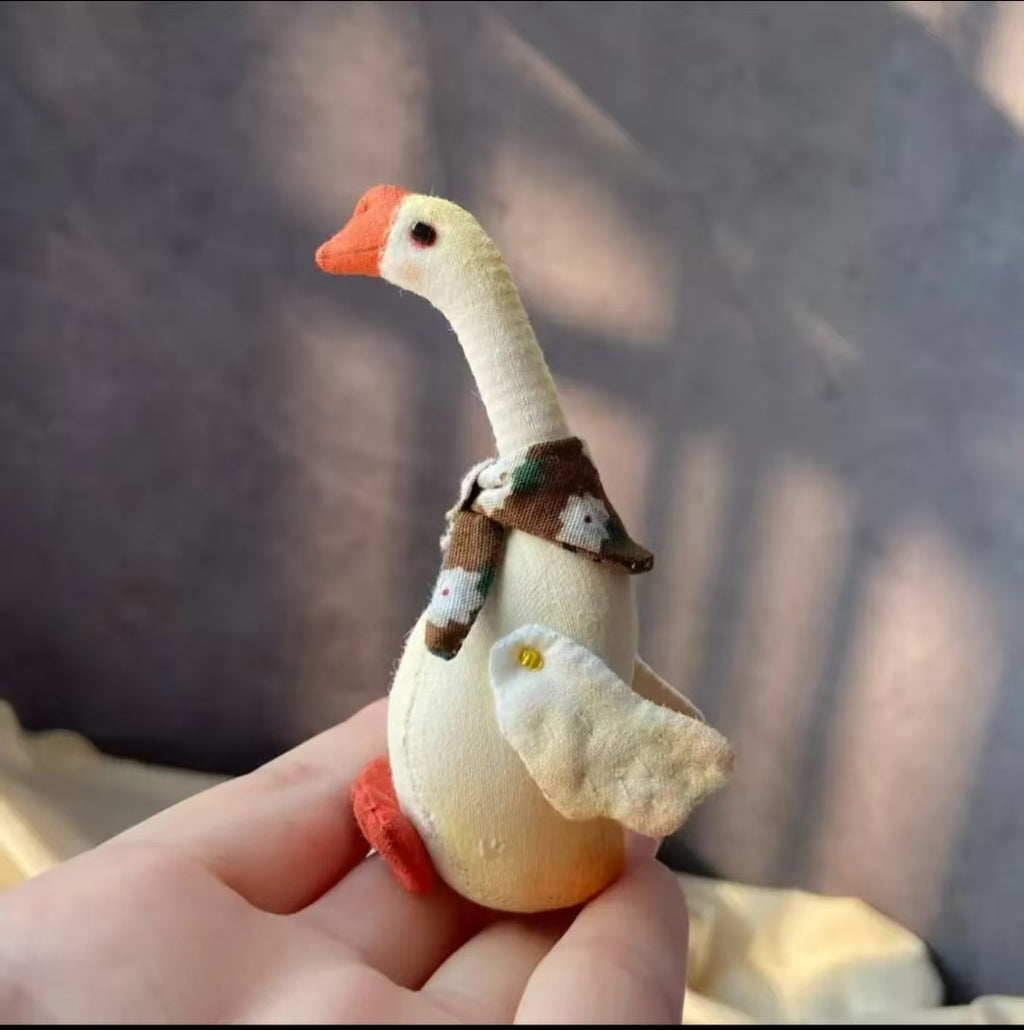 Pre-Order: Big Goose Handmade Fabric Doll Charm — Creative Birthday Gift