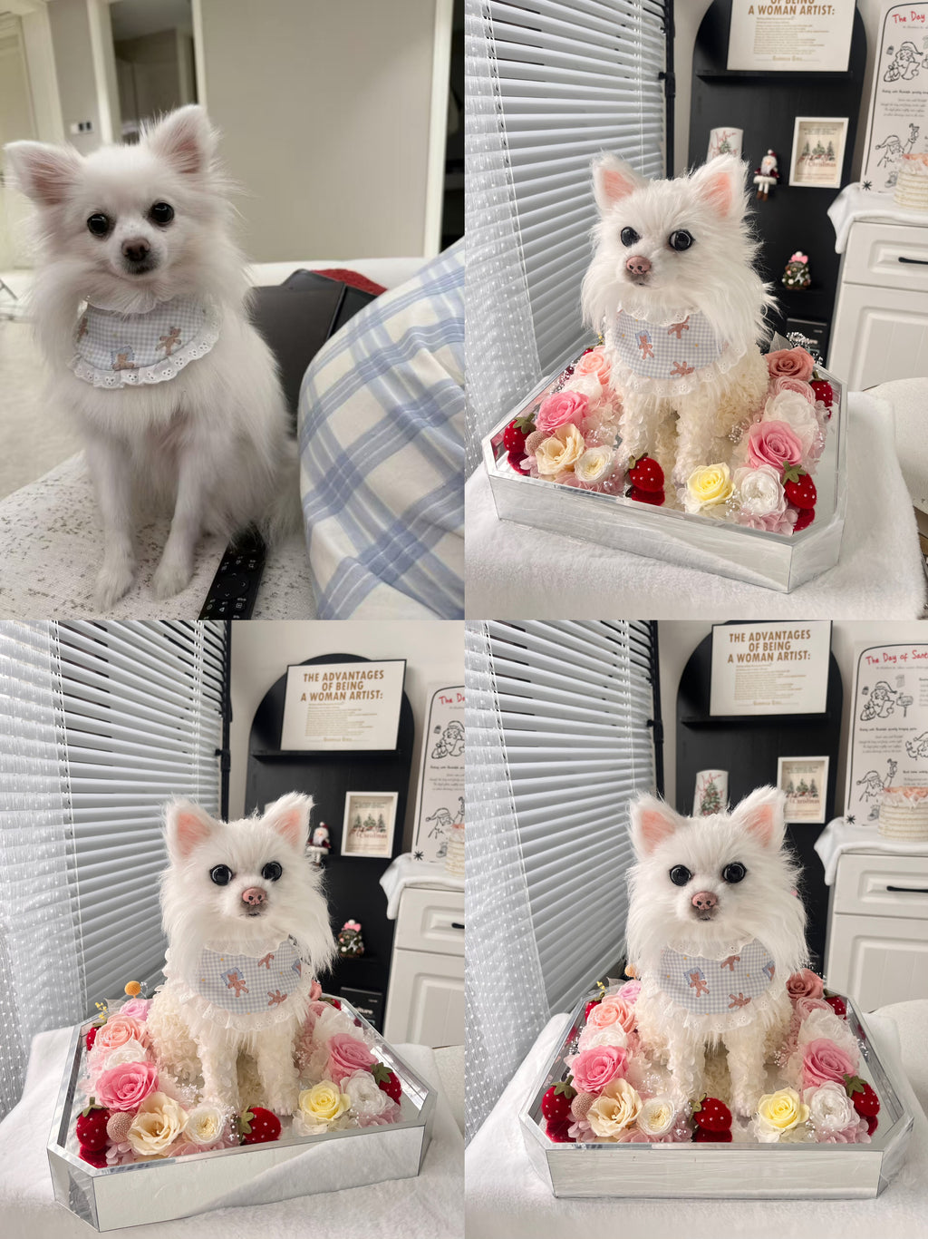 Custom Luxury Preserved Flower Gift Box for Preserved Flower Pet Sculptures, Plush Toys, and Doll