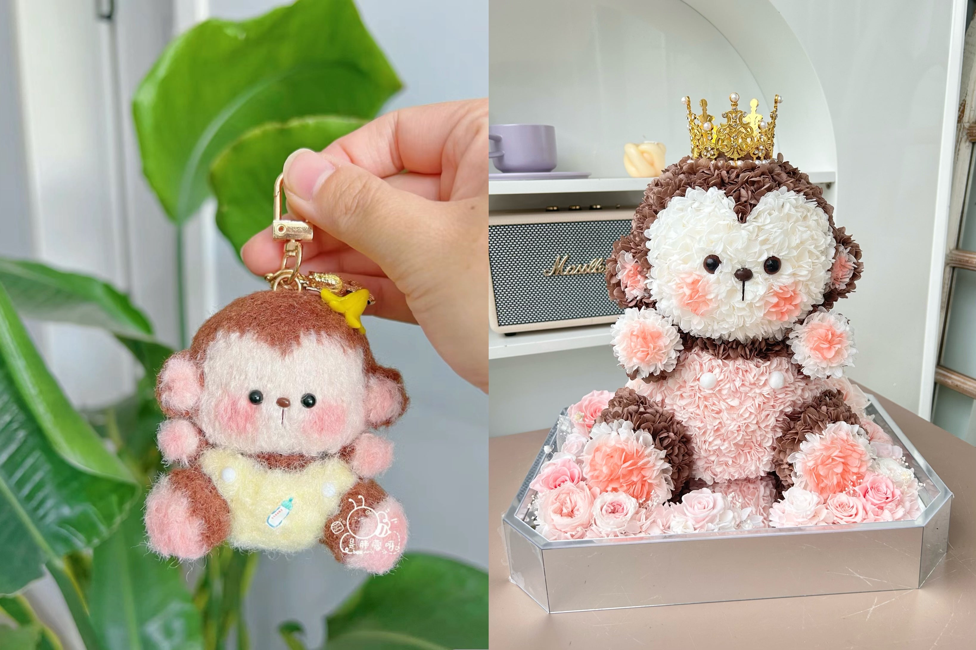 Custom preserved flower other memorial Figure