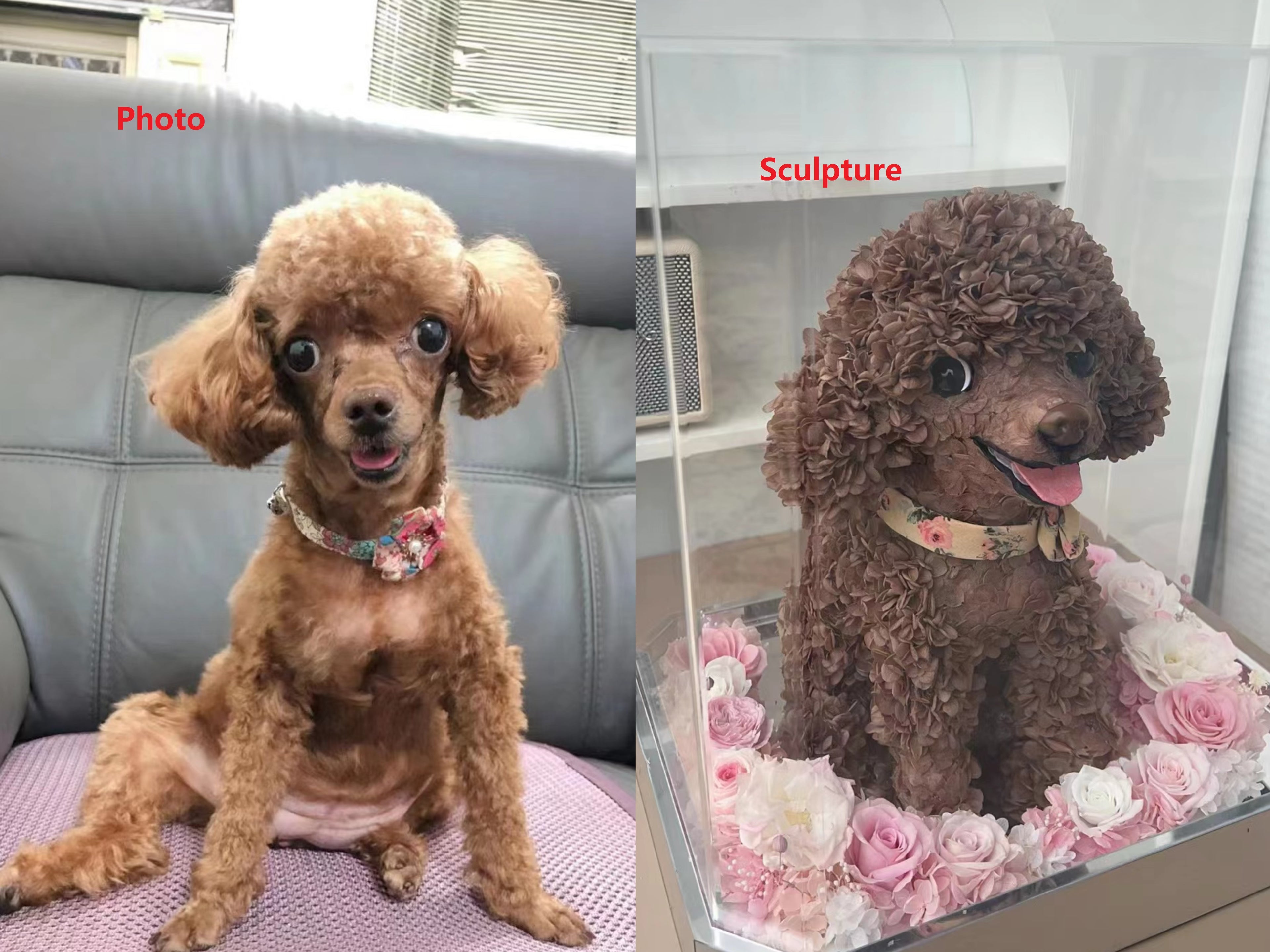 Keepsake statue for loss of pet 