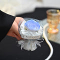 handheld mini preserved blue rose bouquet small gift for event favors