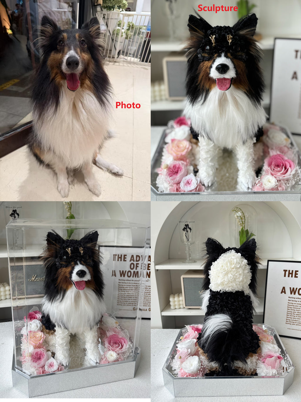  Personalized dog statue keepsake